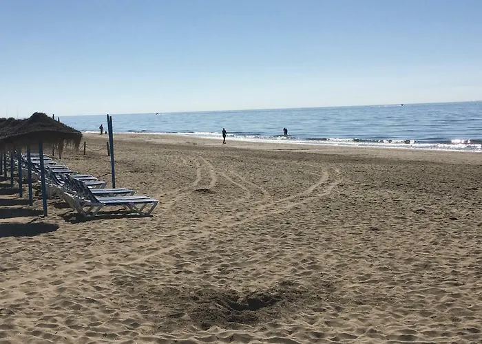 Estudio Con Insuperables Vistas Al Mar: Aparcamiento ماربيا